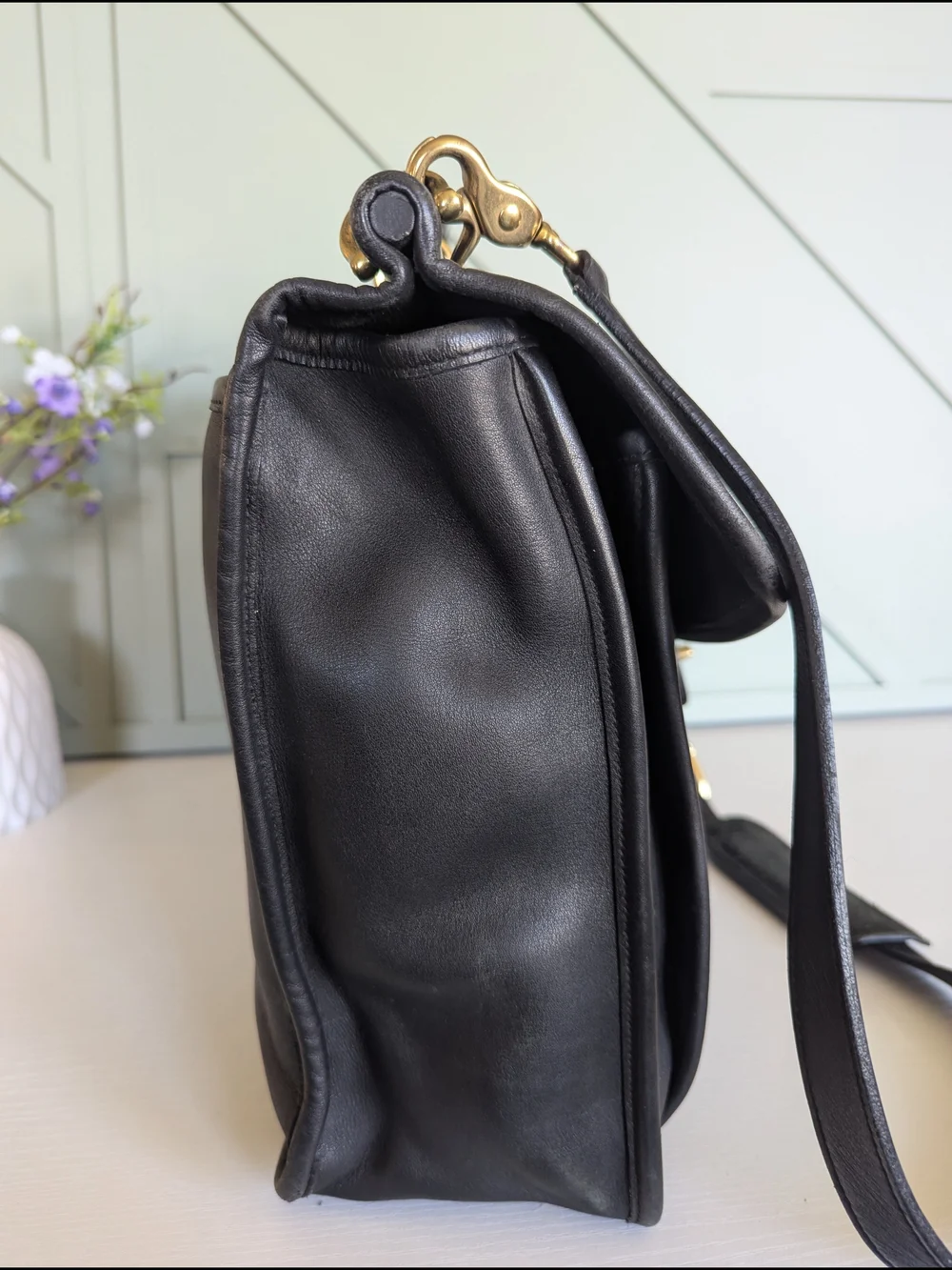 Vintage Coach BeekmanBriefcase (Style No. 5266), a highly sought-after silhoue